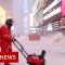اخبار BBC با متن – طوفان برفی در شرق آمریکا