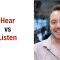 انگلیسی در یک دقیقه BBC – تفاوت بین “Listen” و “Hear”